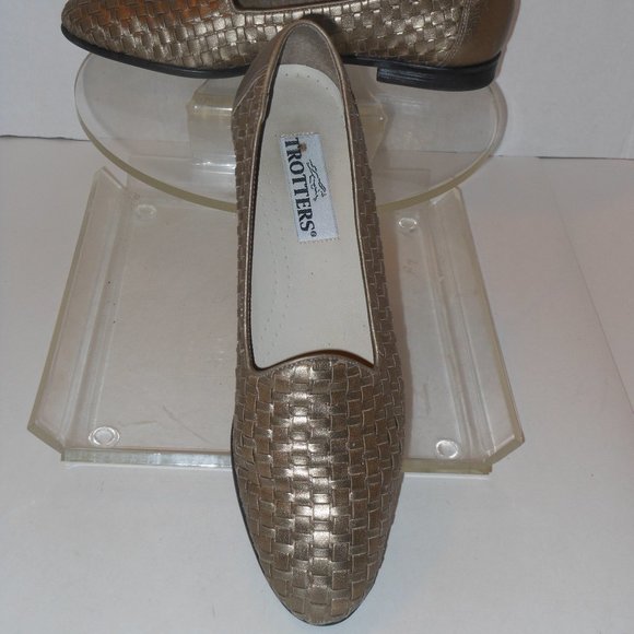 Trotters Shoes - TROTTERS TEAL GENUINE LEATHER FLATS SIZE 11 N
